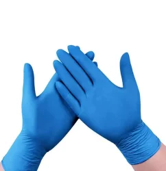 NITRILE GLOVES BLUE