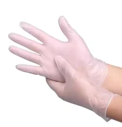 VINYL GLOVES CLEAR